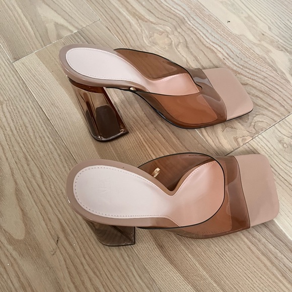 Zara vinyl sandal heels - Picture 4 of 6